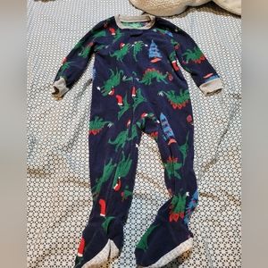 Carter's Baby Boy 24 Months Dinosaur Christmas Footie Pajamas